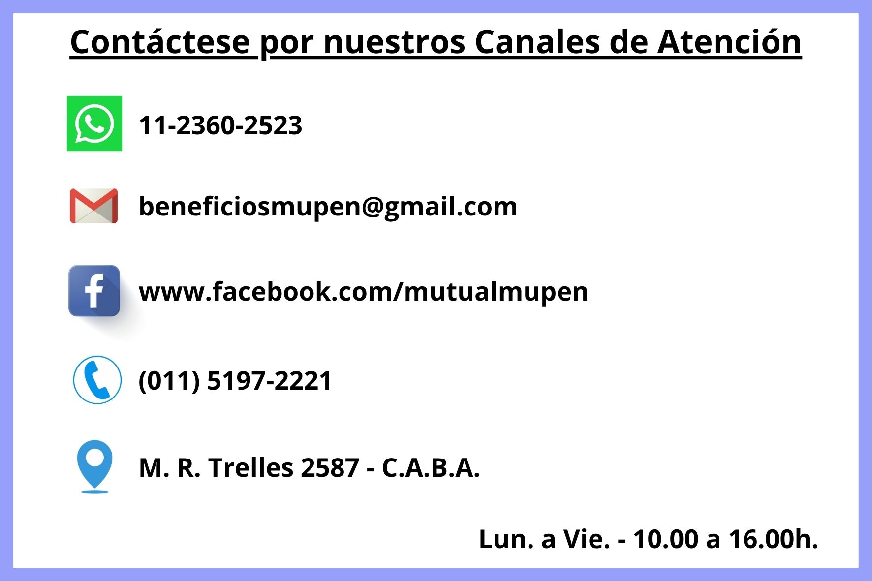 Canales de Atencion